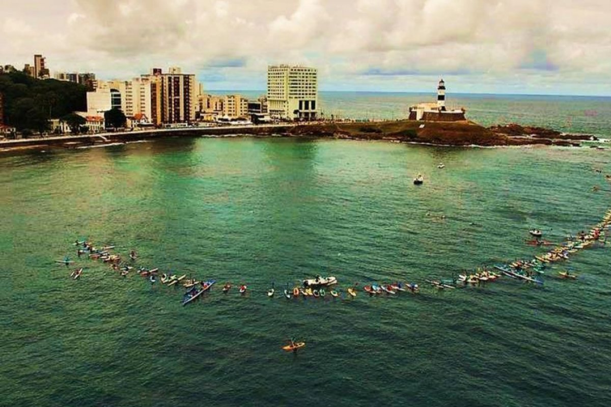 Comunidade promove evento para destacar preservação do Parque Marinho da Barra