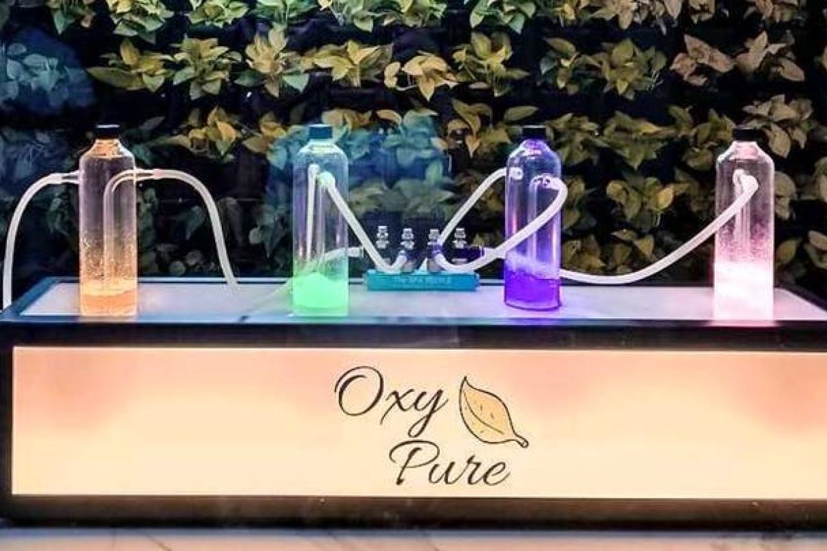 Estabelecimento oferece cardápio com "doses" de oxigênio