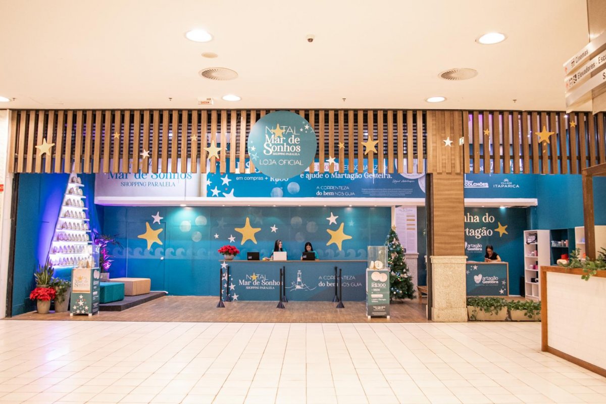 Correnteza do bem movimenta Shopping Paralela!