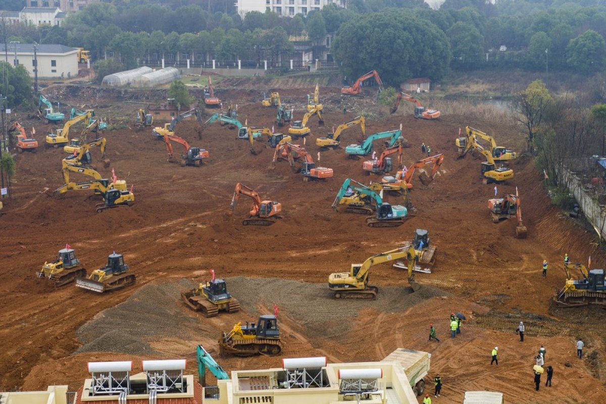 China inaugura nesta segunda (3) hospital para tratamento do Coronavírus