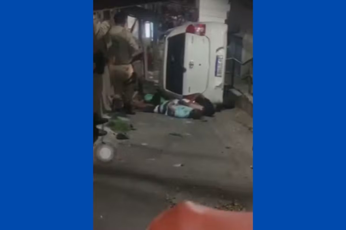 Grupo rouba carro de motorista por aplicativo e tomba o veículo em perseguição