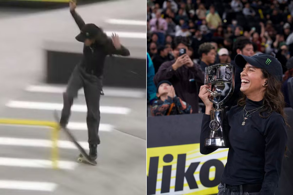 Rayssa Leal é campeã da etapa de Tóquio da SLS, principal liga de skate street do mundo