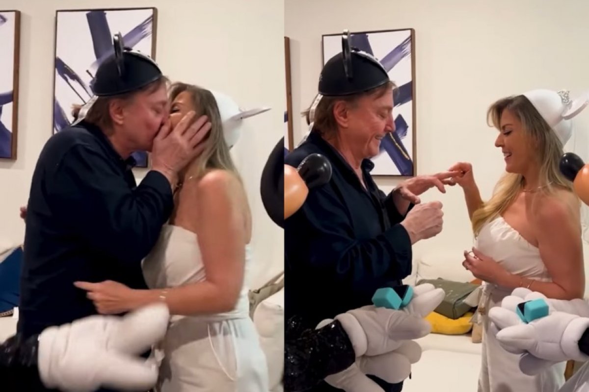 Fábio Jr. renova votos de casamento!