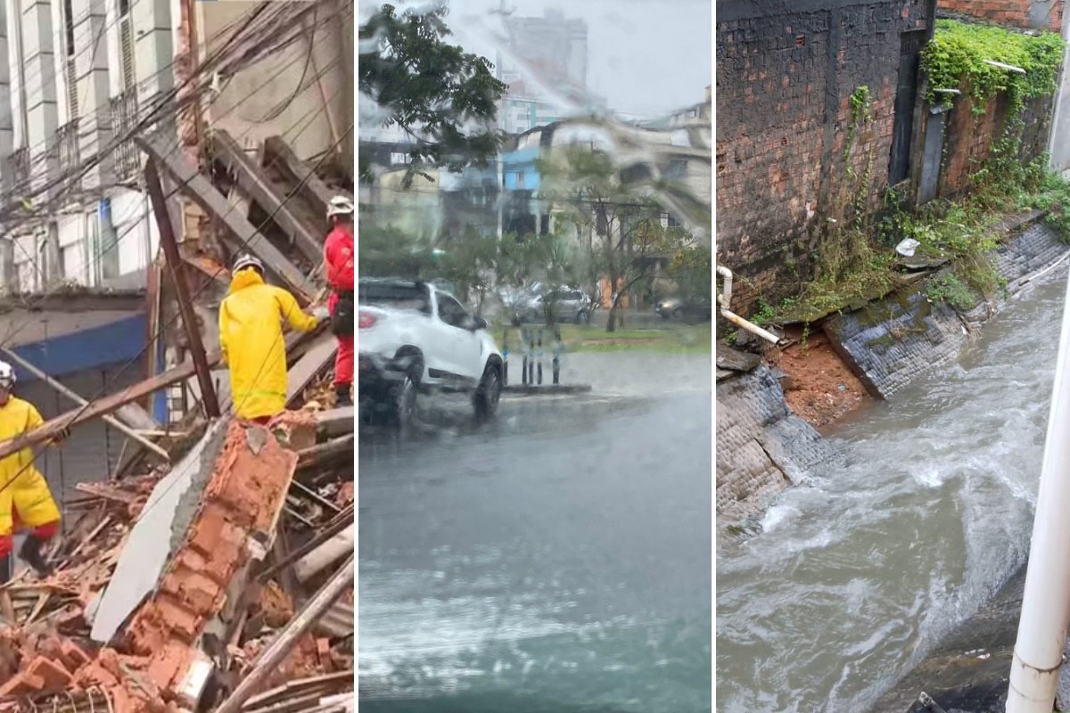 Vídeo: Salvador entra em alerta máximo por causa da chuva; acumulado do mês é quase o triplo da média histórica