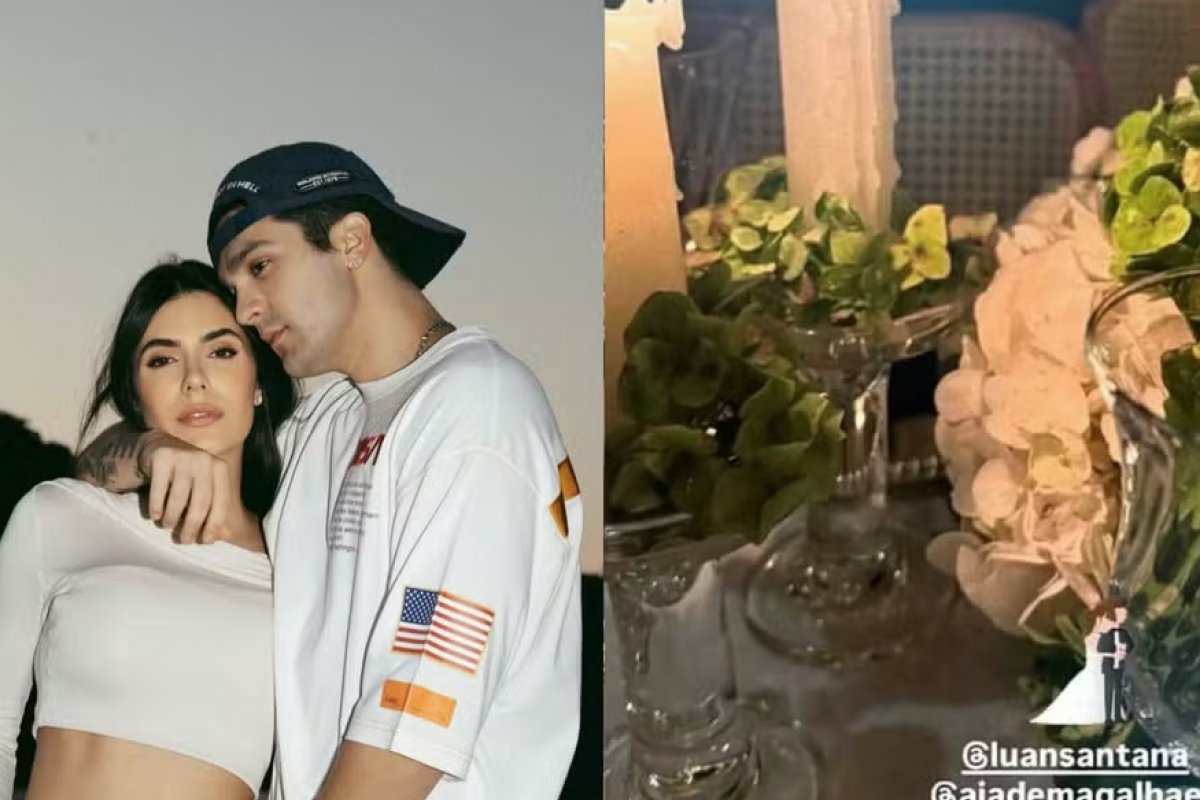 Luan Santana e Jade Magalhães se casam em cerimônia intimista