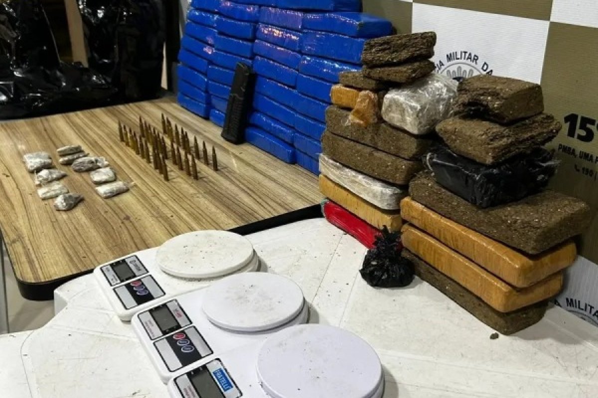 Operação policial em Itabuna apreende cerca de 60 kg de maconha