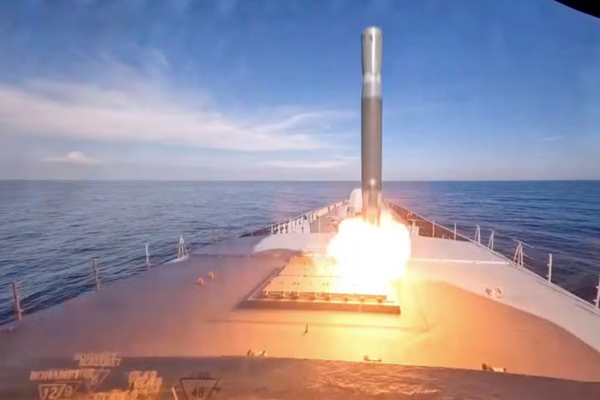 Mísseis Russos são testados no Mediterrâneo oriental