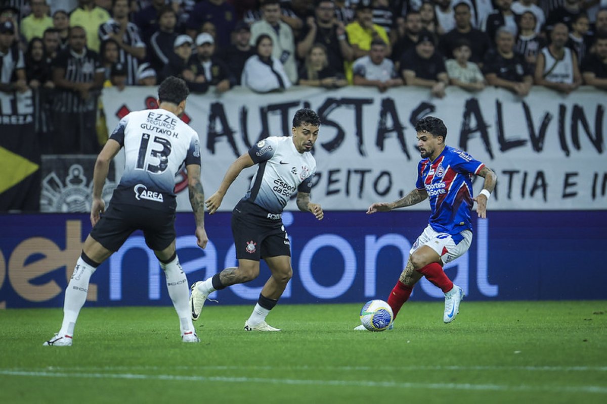 Bahia é goleado pelo Corinthians em Itaquera e pode deixar G-8