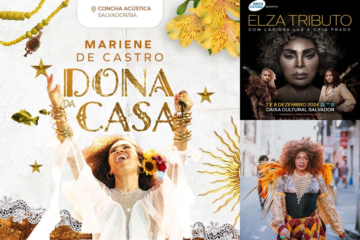 Agenda Cultural: Dona da Casa, Elza Tributo e Barbárie Bundi; confira a programação para este fim de semana