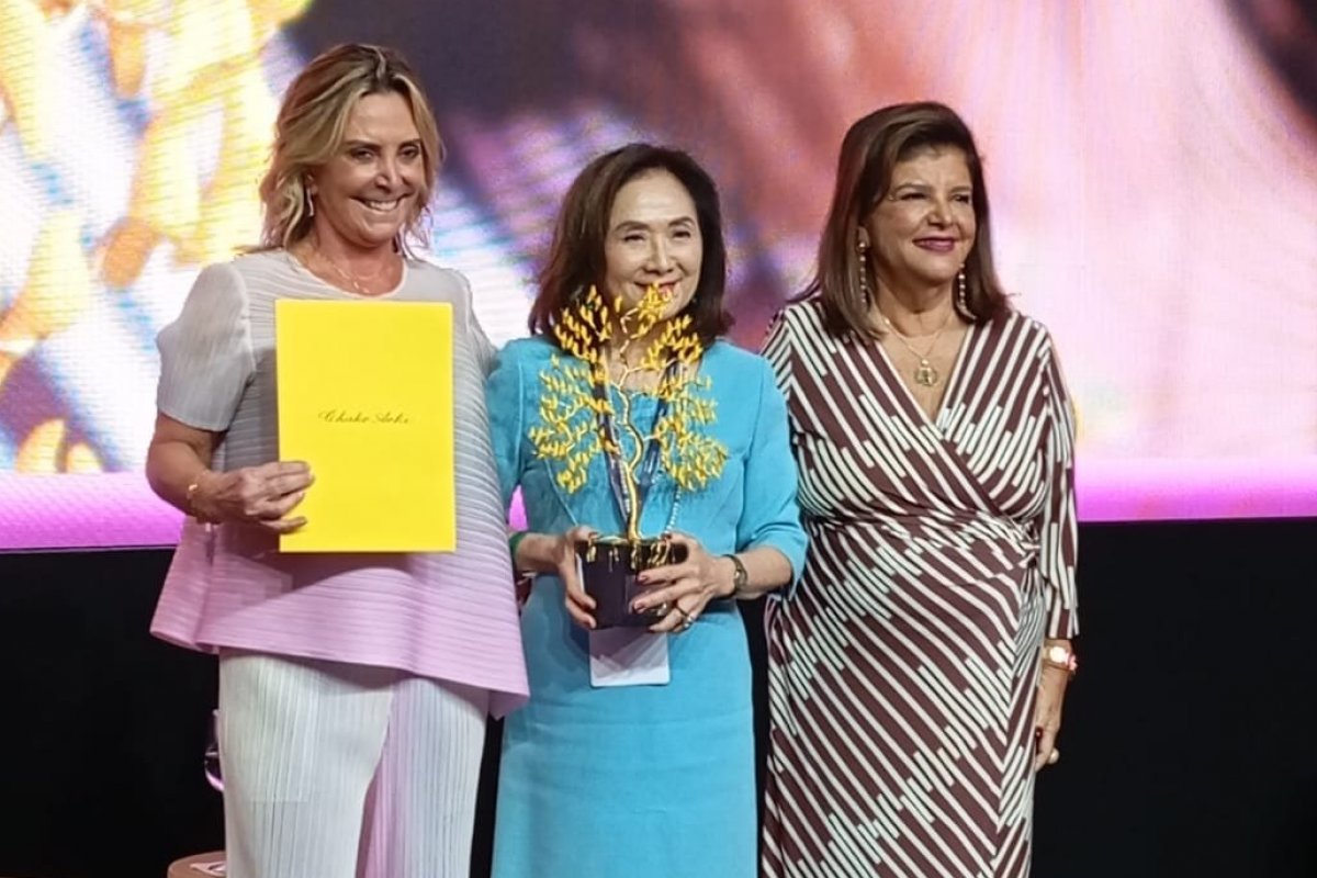 A dama da hotelaria, Chieko Aoki é homenageada no 5º Encontro Liberdade para Empreender!