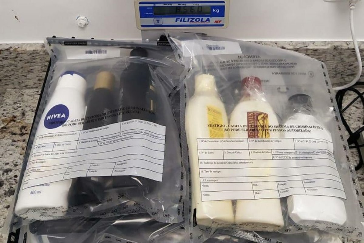 Com mais de 8 kg de cocaína, casal é preso no Aeroporto de Salvador