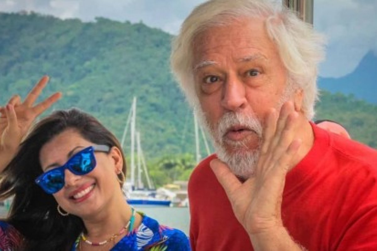 Galã dos anos 80 e 90, Nuno Leal Maia posa com a mulher 30 anos mais jovem