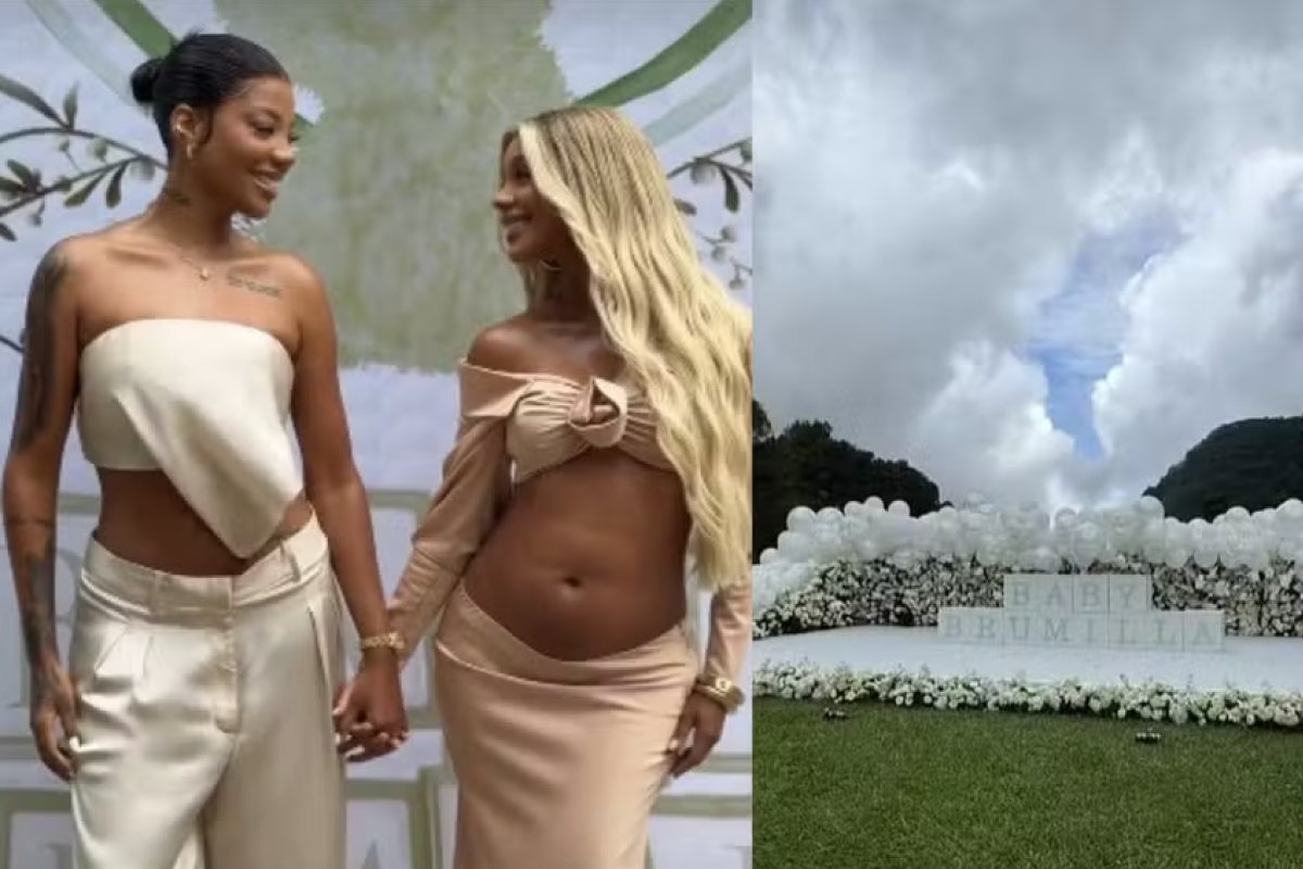 Ludmilla e Brunna Gonçalves revelam o sexo do 'Baby Brumilla'
