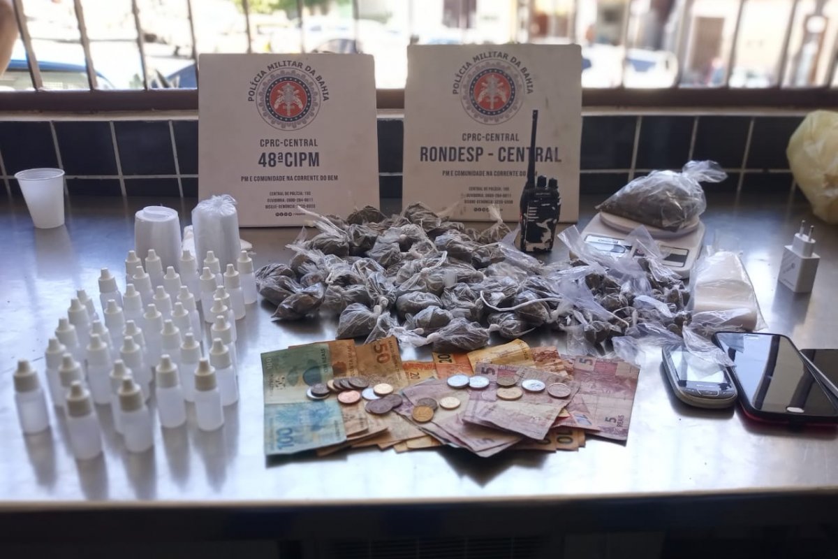 Drogas que seriam comercializadas no Carnaval são apreendidas em bairro de Salvador