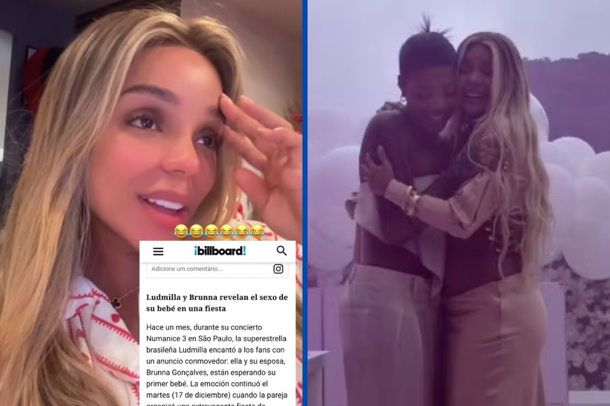Vídeo: revista internacional compartilha informação falsa sobre nome filha de Ludmilla e Brunna