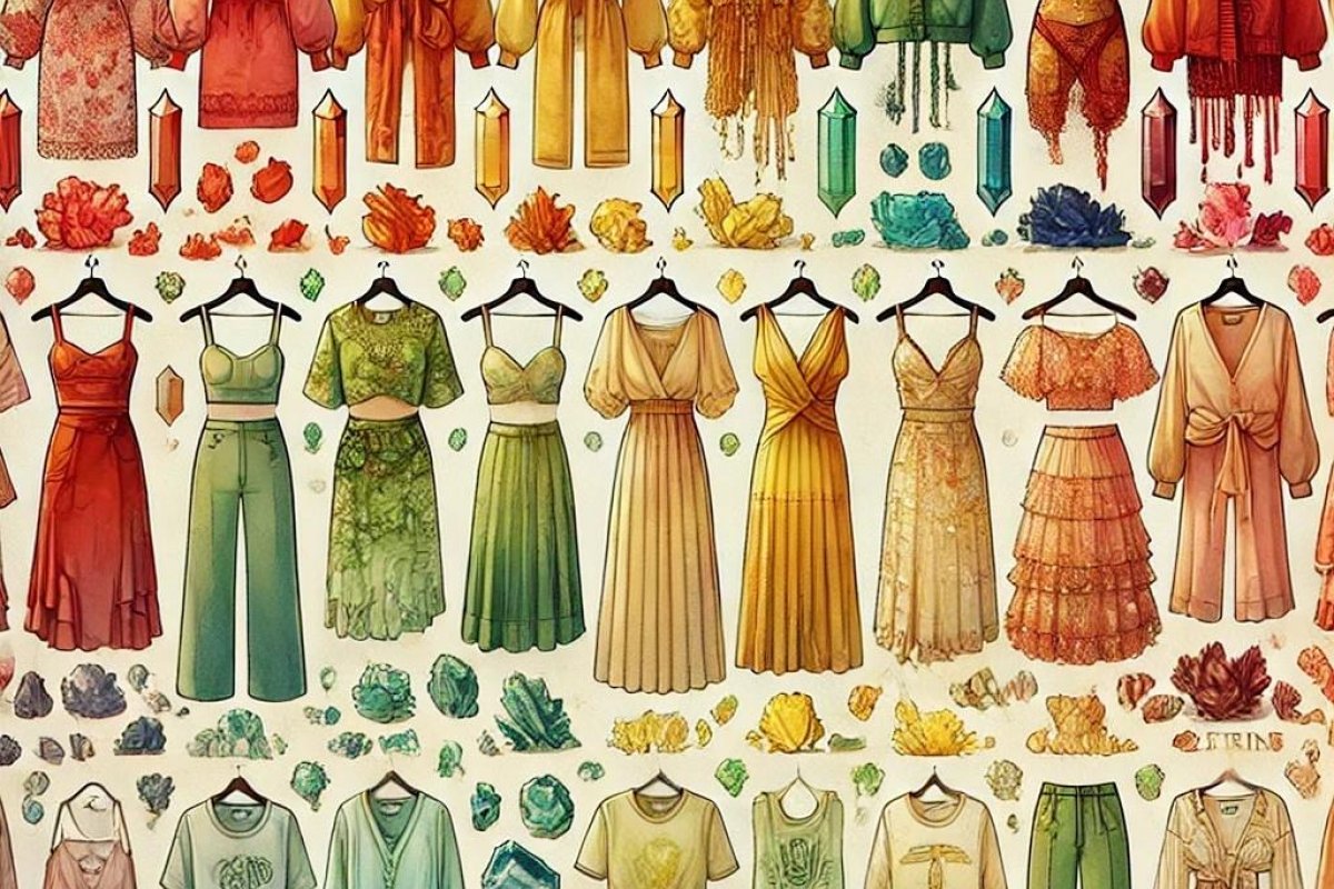 Cores e cristais para atrair energias positivas na virada de 2025!