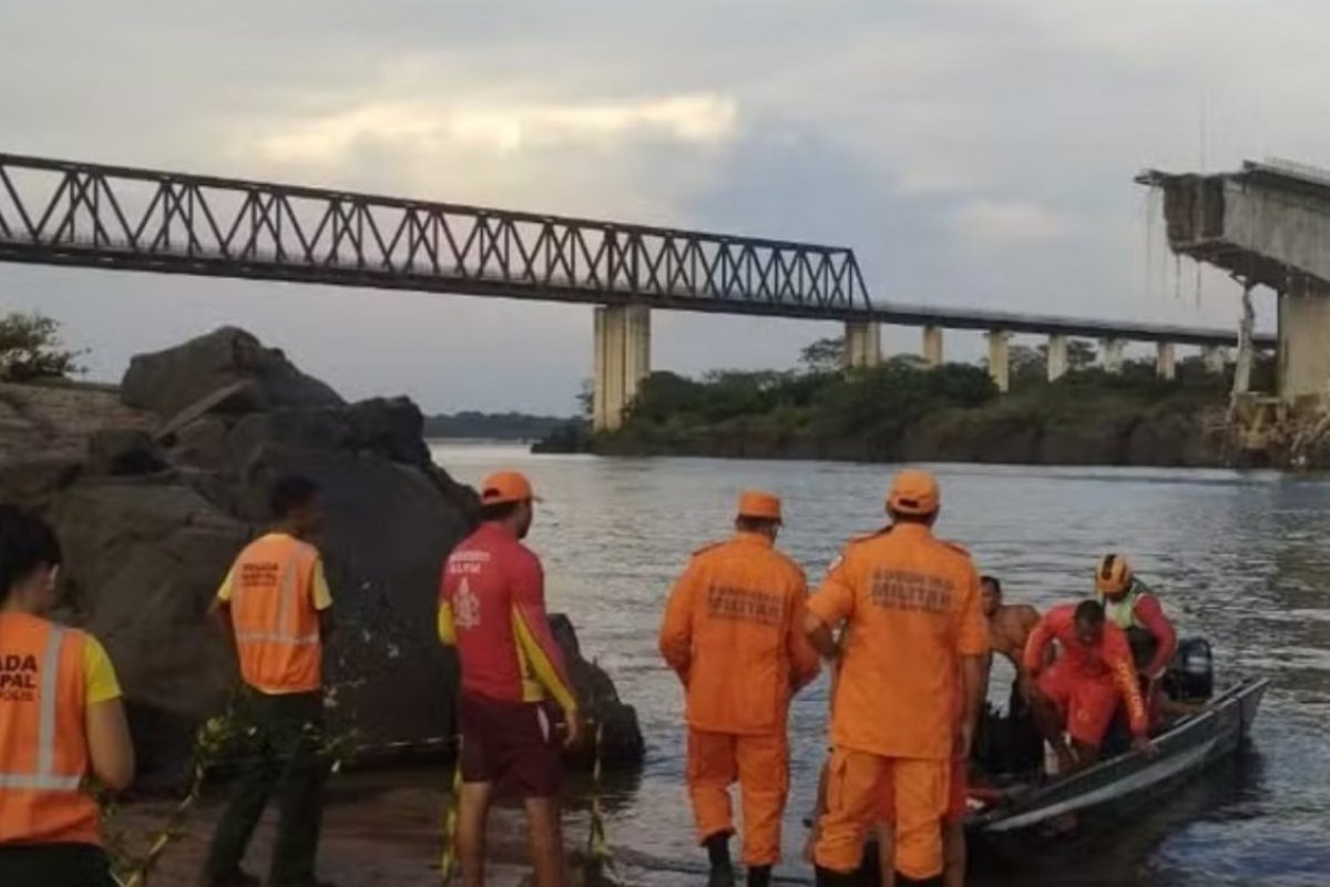 Prefeitura de Estreito decreta estado de emergência após desabamento de ponte entre MA e TO