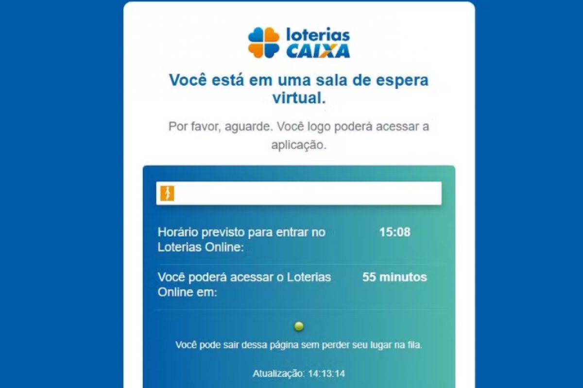 Site da Loterias Caixa enfrenta estabilidade às vésperas do Ano-Novo