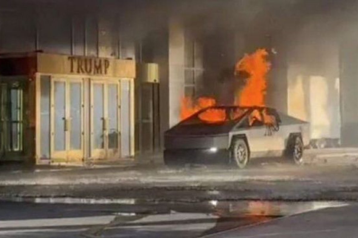 Veja o que já se sabe sobre o Tesla Cybetruck que explodiu em frente ao hotel de Trump em Las Vegas