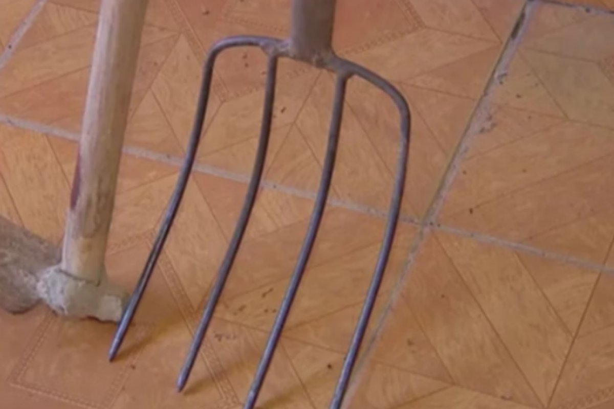 Homem agride espoca com rastelo na cabeça em Sorriso (MS)