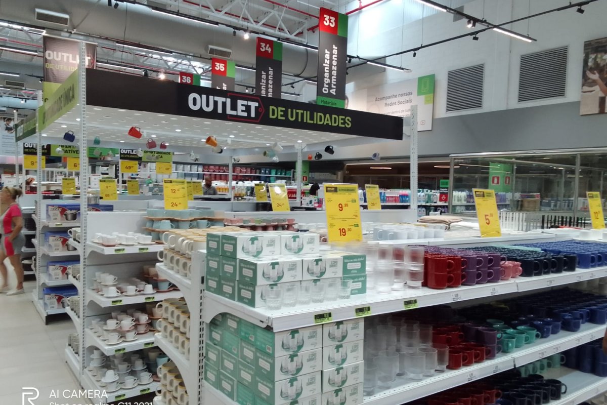 Home center inaugura outlet de utilidades para casa!