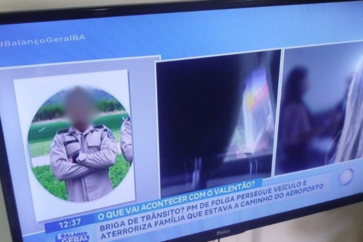 PM tem foto exposta em TV e nega participação em confusão de trânsito no Imbuí