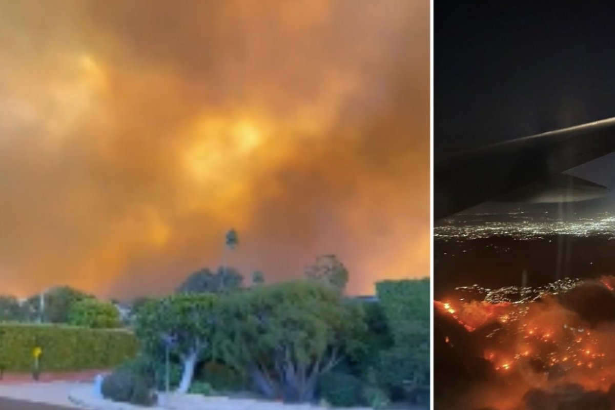 Casa de Kamala Harris está em área ameaçada por incêndios em Los Angeles