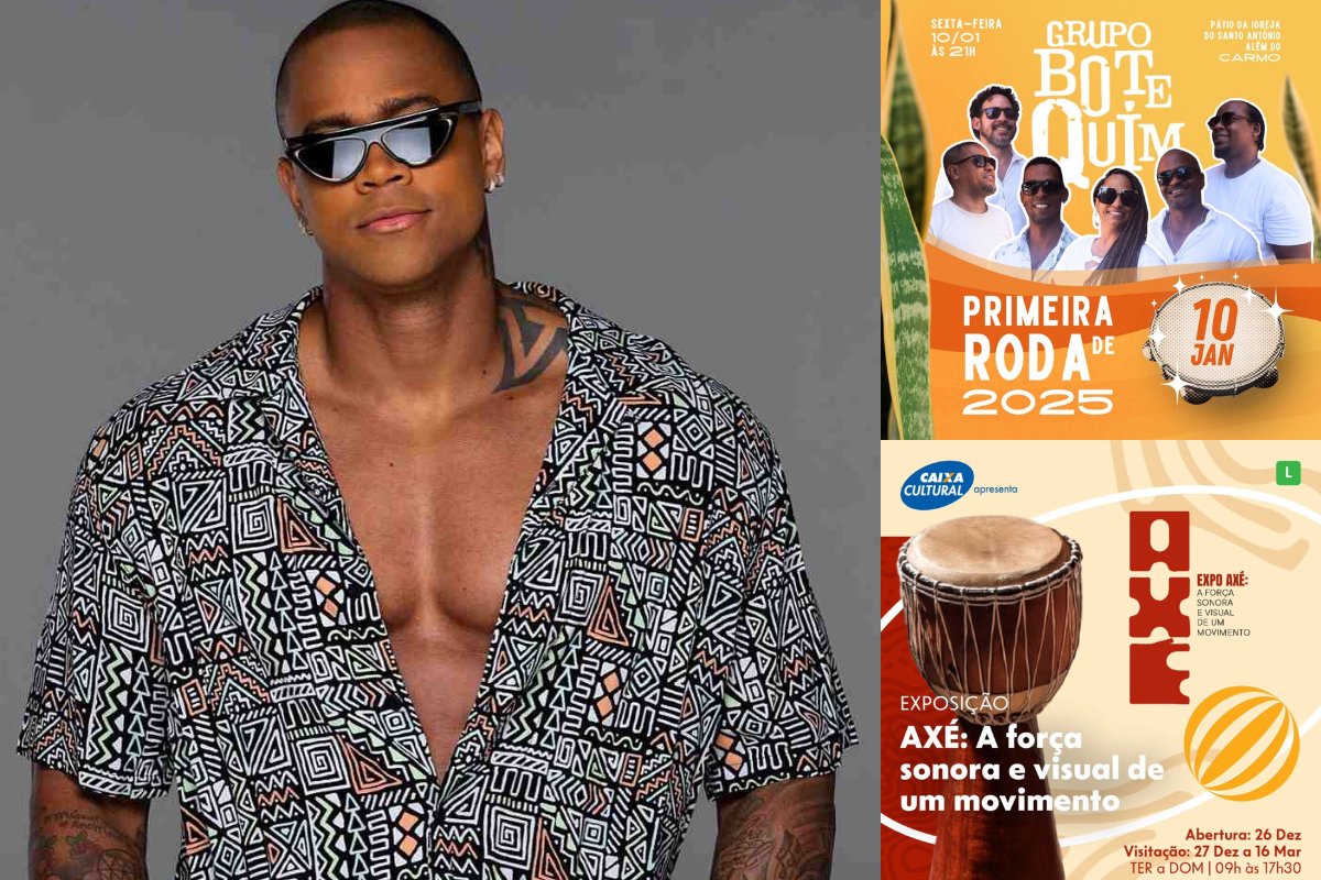 Agenda Cultural: Baile da Santinha, Grupo Botequim e Exposição do Axé Music; confira a programação para este fim de semana