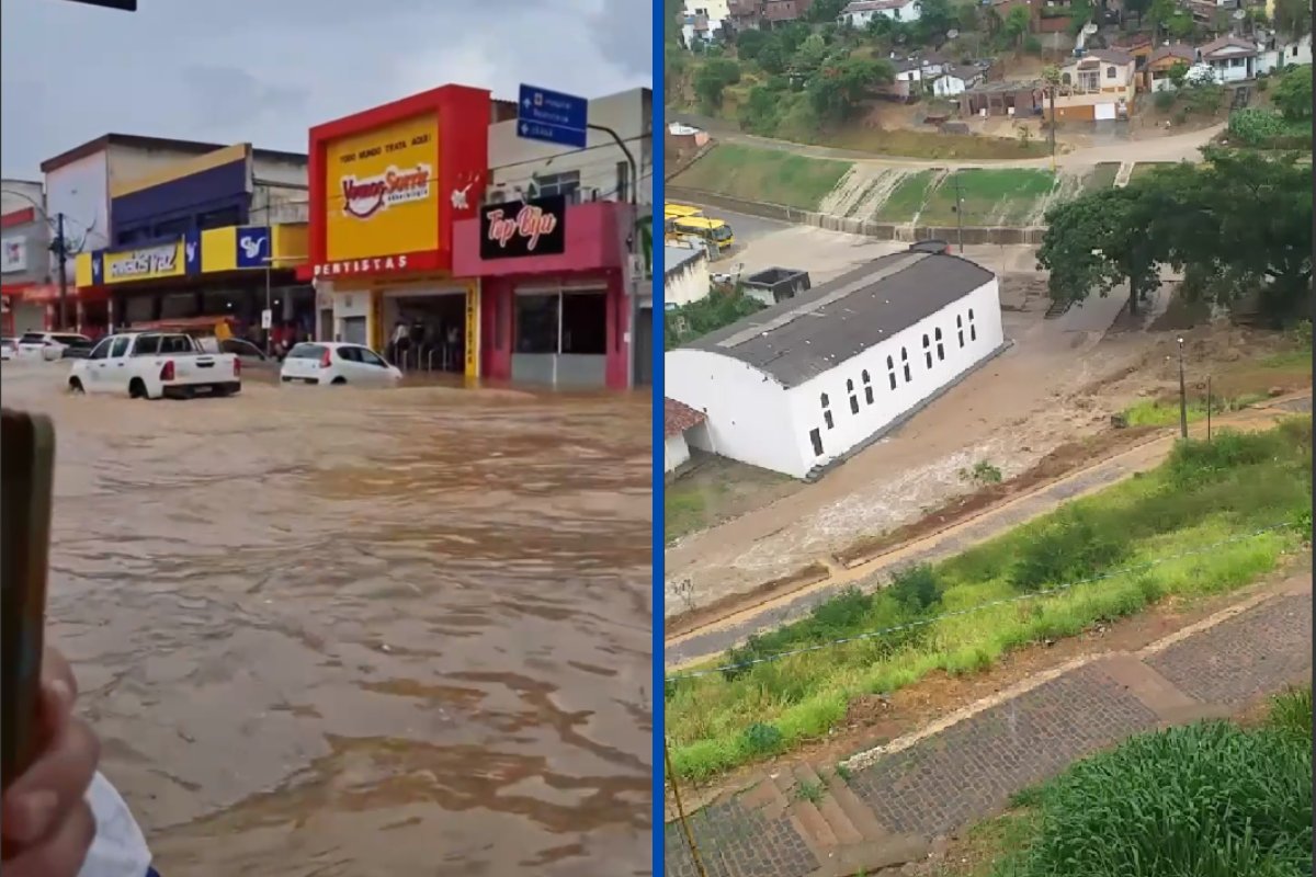Vídeo: temporal atinge 20 municípios baianos e deixa moradores desabrigados em cidade no sudoeste da Bahia