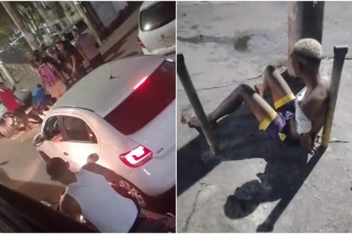 Jovem suspeito de roubo é linchado no bairro de Águas Claras, em Salvador