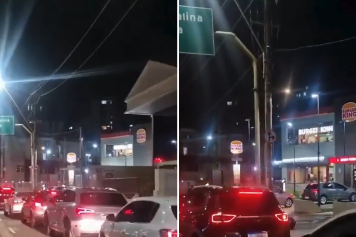 Vídeo: advogados fazem filas em drive-thrus de fast-food em Salvador por promoção de hambúrguer grátis