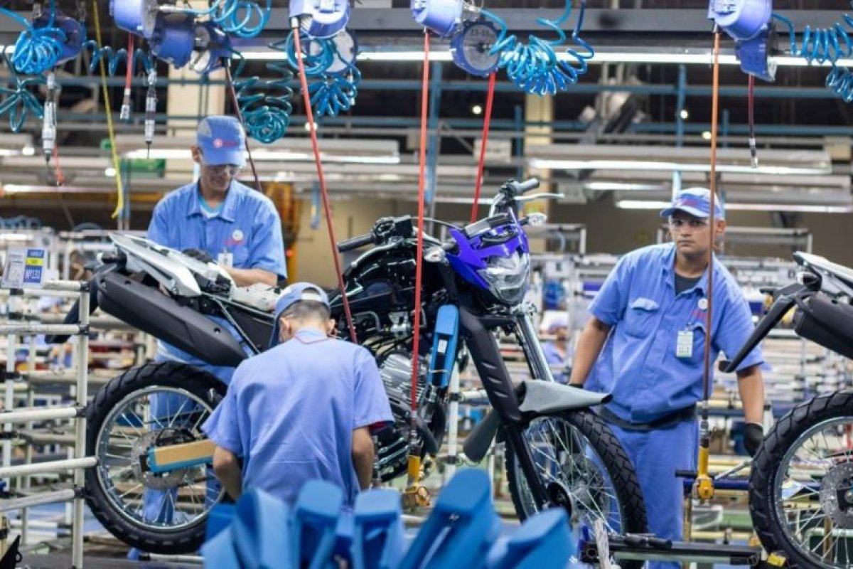 Produção de motos supera 1,75 milhão de unidades produzidas em 2024