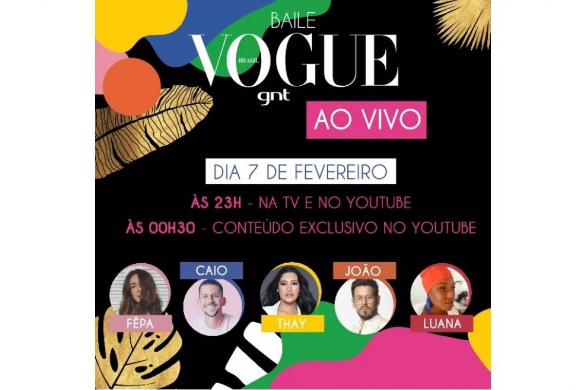 GNT faz cobertura ao vivo do Baile da Vogue