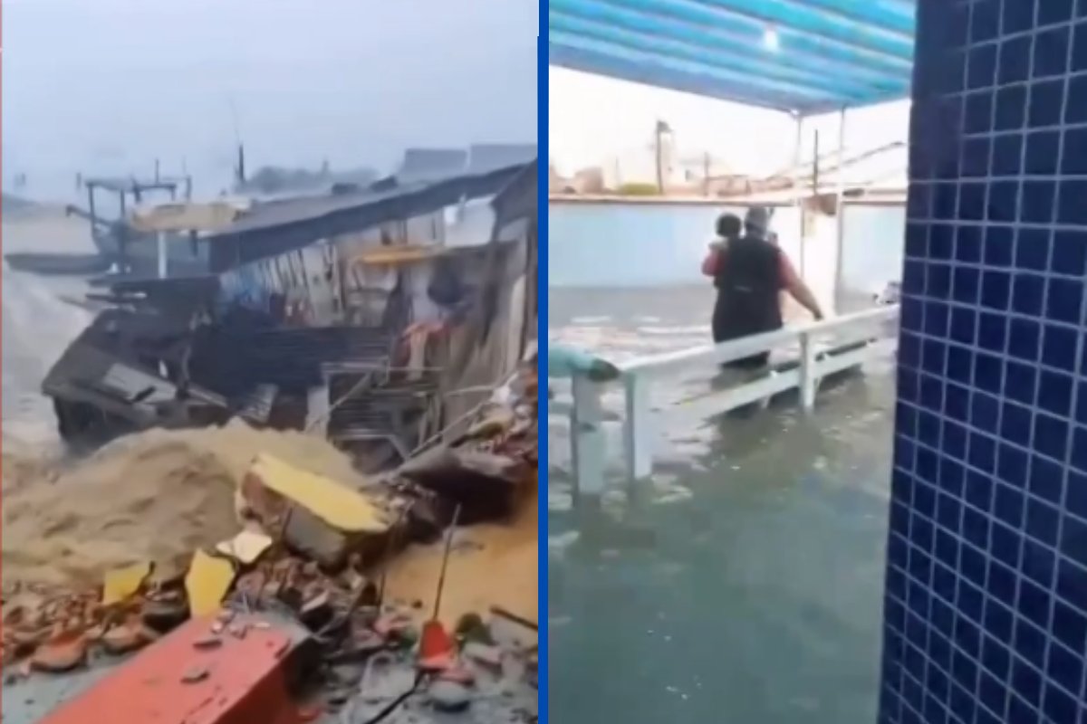 Vídeo: municípios de Santa Catarina decretam situação de emergência após registro de feridos e desabrigados por conta das fortes chuvas