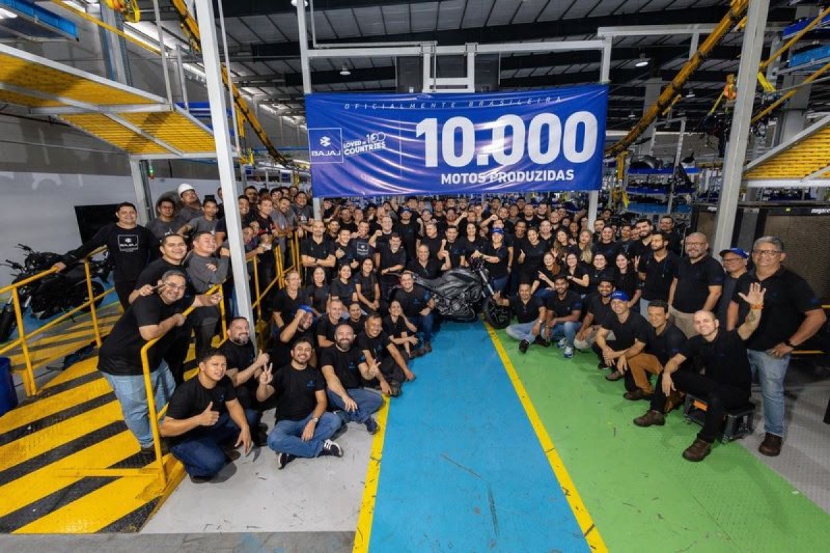 Bajaj alcança 10 mil unidades produzidas em 7 meses no Brasil