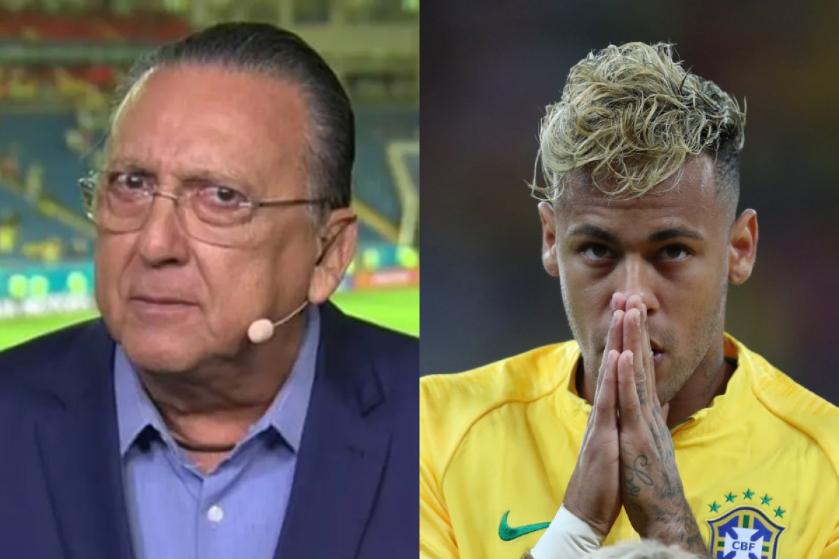 Galvão Bueno manda recado para Neymar: 'Rivaldo tem muito mais história que você'