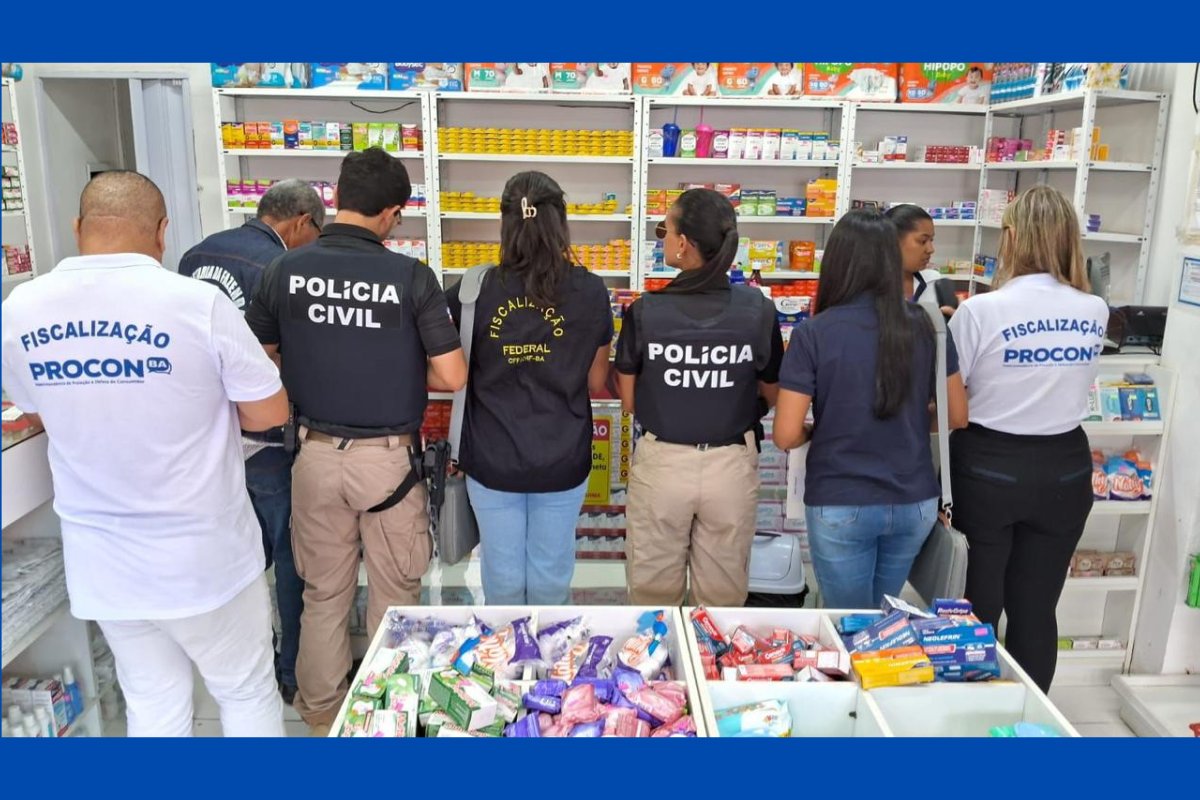 Polícia Civil apreende mais de 1.400 medicamentos ilegais durante Operação 'Farmácia Legal' em Salvador