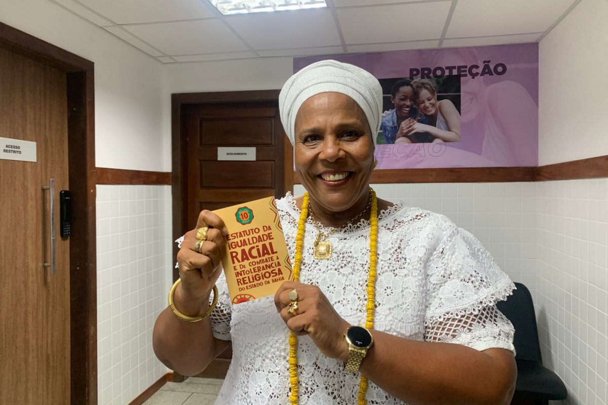 Vídeo: "Espaço para garantir a liberdade de culto e de vida", diz Ialorixá Jaciara Ribeiro sobre delegacia de Combate ao Racismo