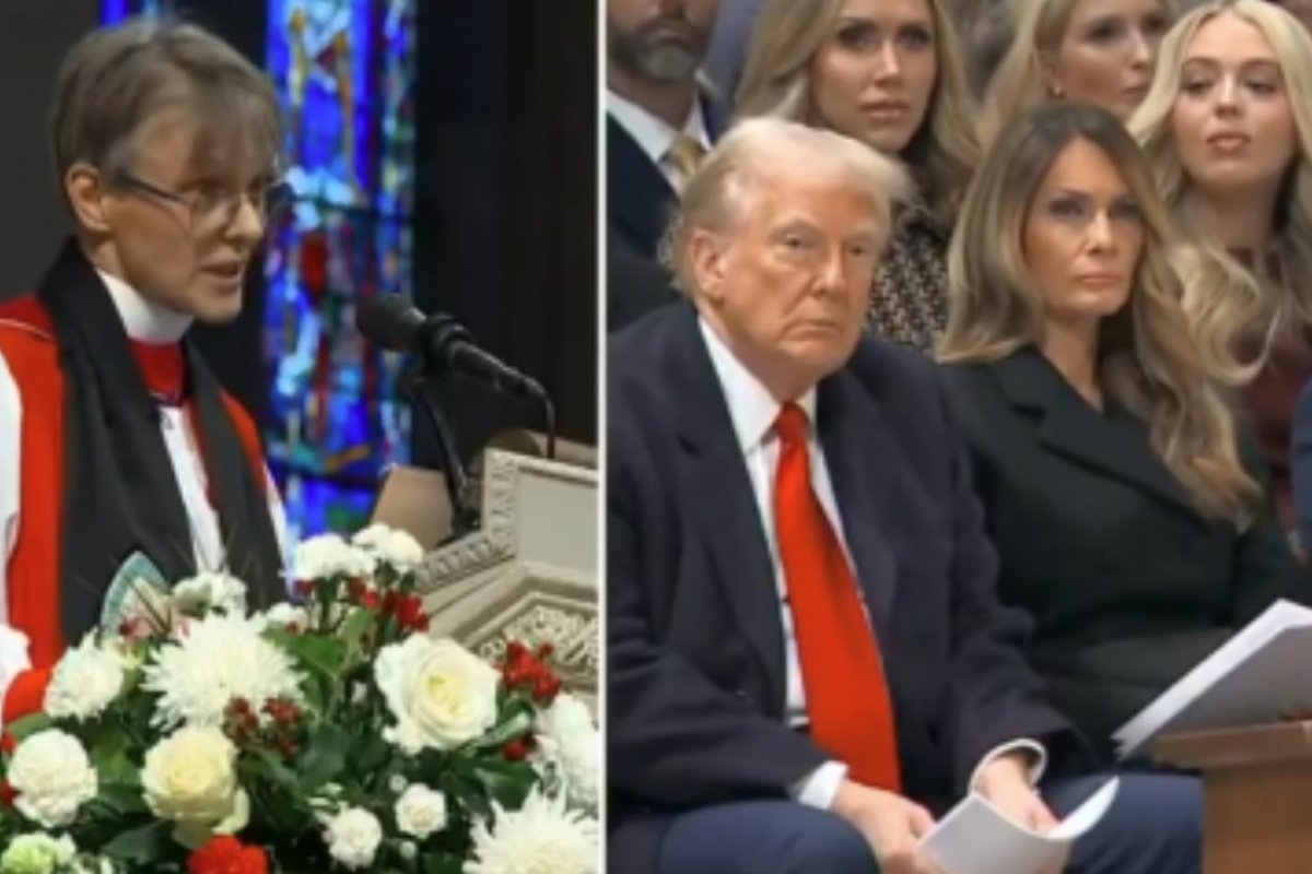 Bispa pede misericórdia por migrantes e LGBT's durante sermão de posse de Trump, e é chamada de 'hater' por novo presidente dos EUA