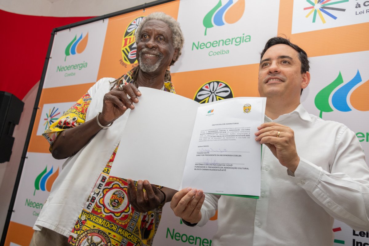 Neoenergia Coelba e Ilê Aiyê anunciam parceria em 2025!
