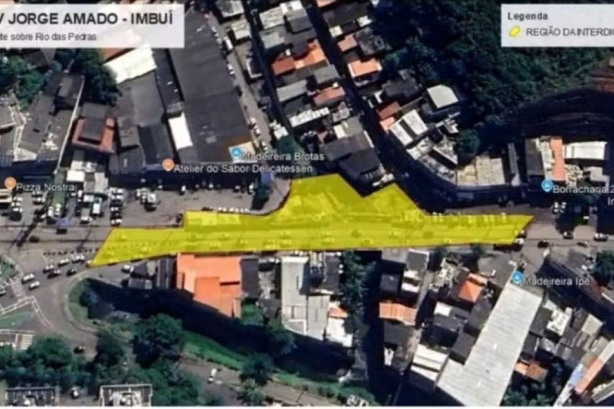 Trecho da Av. Jorge Amado será interditado nesta terça-feira (28); confira alternativas