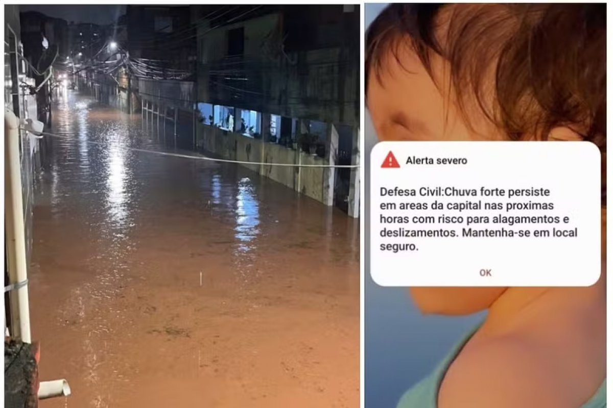 Capital e Grande SP vivem madrugada caótica devido à chuva em diversas regiões; Defesa Civil comunicou que haverá temporais severos