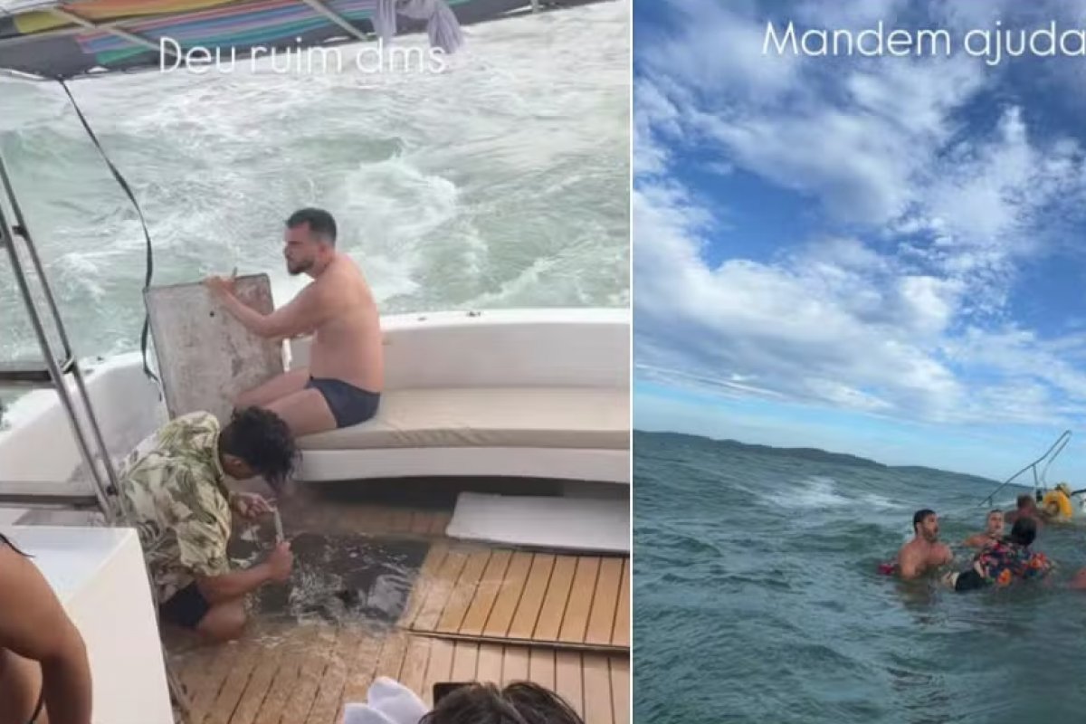 Embarcação naufraga com 19 pessoas a bordo em Armação dos Búzios