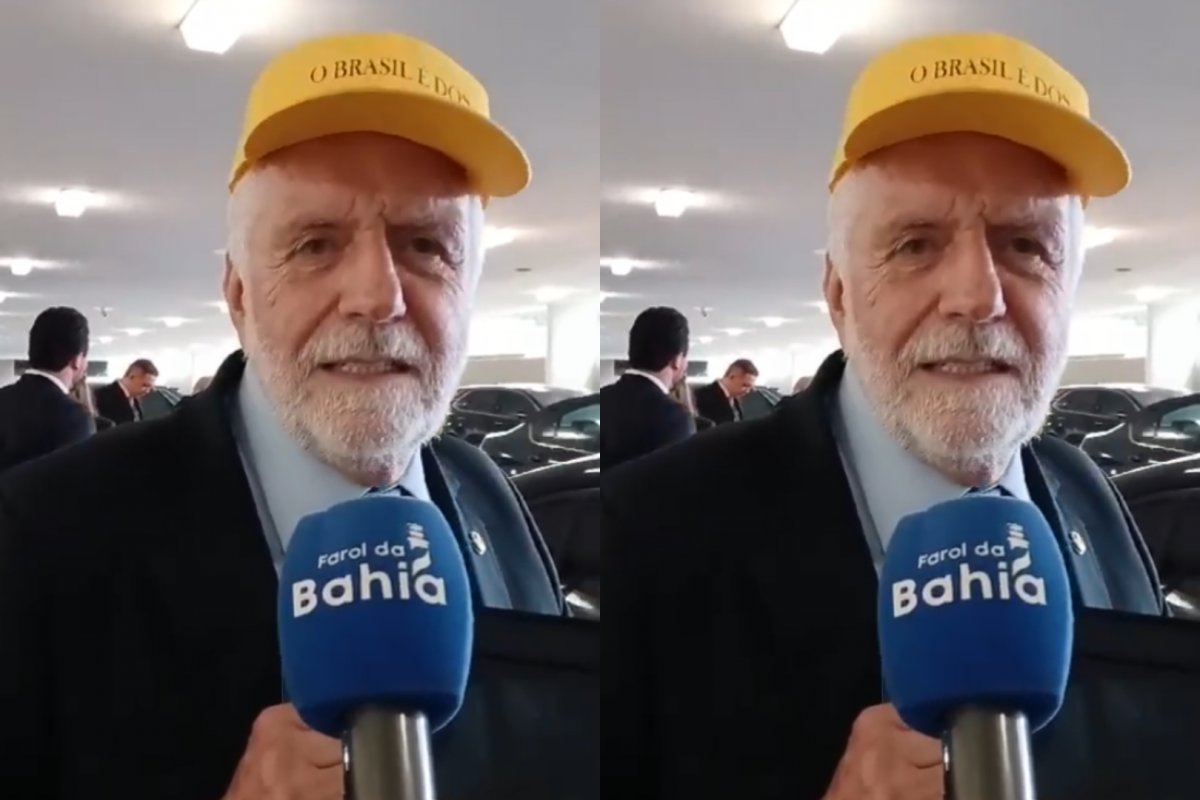 Vídeo: Wagner comenta 'guerra de bonés' no Congresso e afirma que o de apoiadores de Lula "não tem nada ofensivo a ninguém"