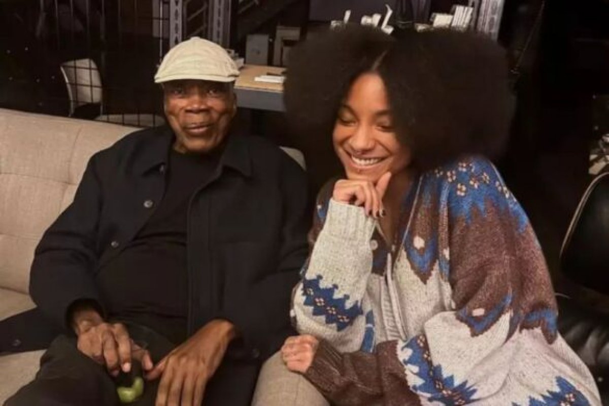 Filha de Will Smith se emociona ao encontrar Milton Nascimento!