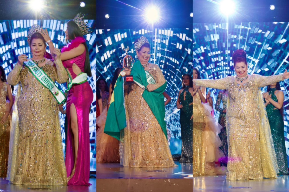 Brasileira é a primeira mulher de 81 anos a ganhar um concurso de beleza internacional! 