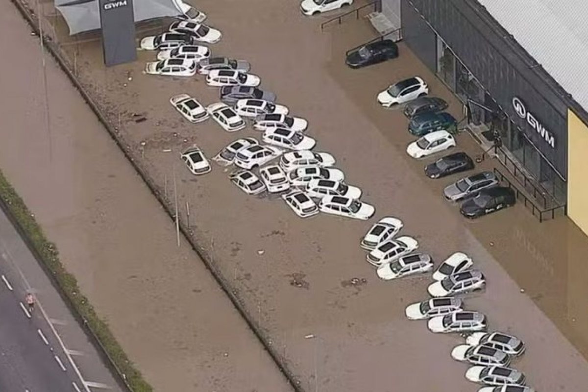 Prejuízo milionário: Concessionária de carros de luxo fica embaixo d'água em São Paulo!