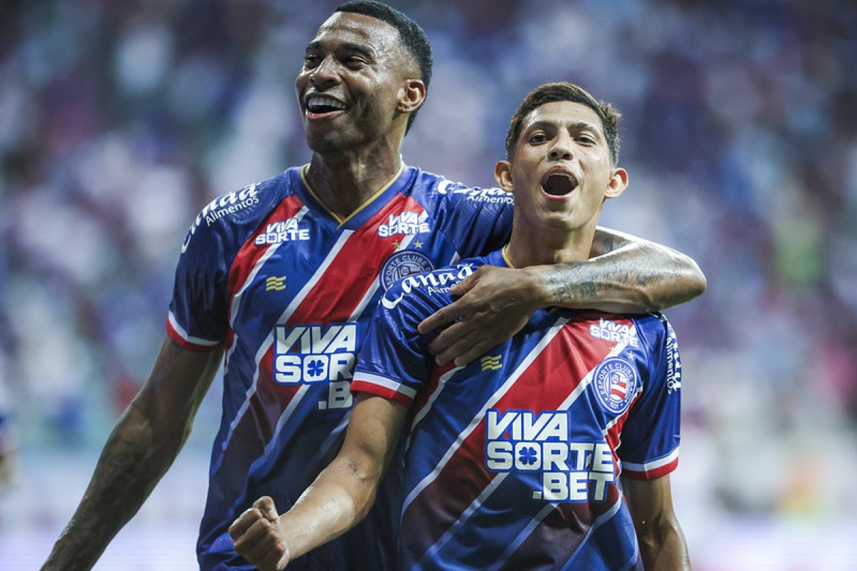 Vídeo: Bahia goleia América-RN na Fonte Nova e se isola na liderança do Grupo B da Copa do Nordeste; confira alguns dos gols