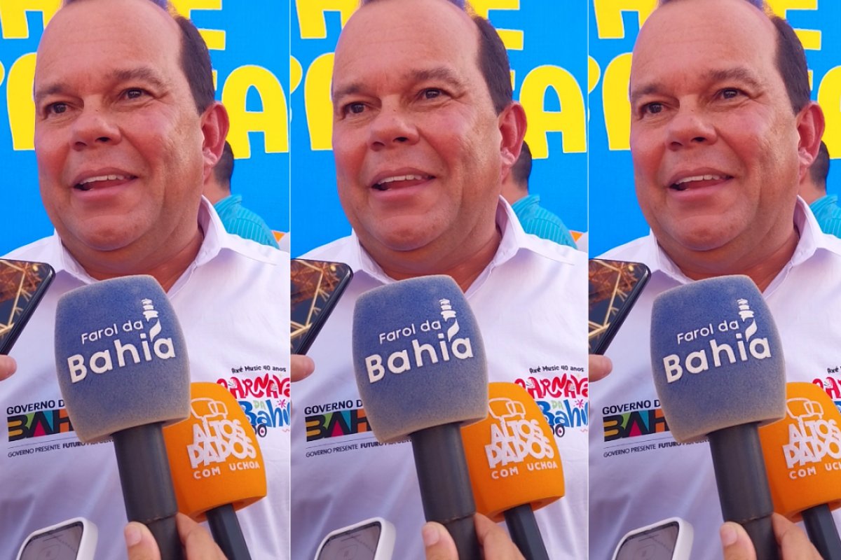 Vídeo: "Nós vamos realizar em mais de 100 municípios", afirma Geraldo Jr. sobre ações de segurança do Carnaval na Bahia