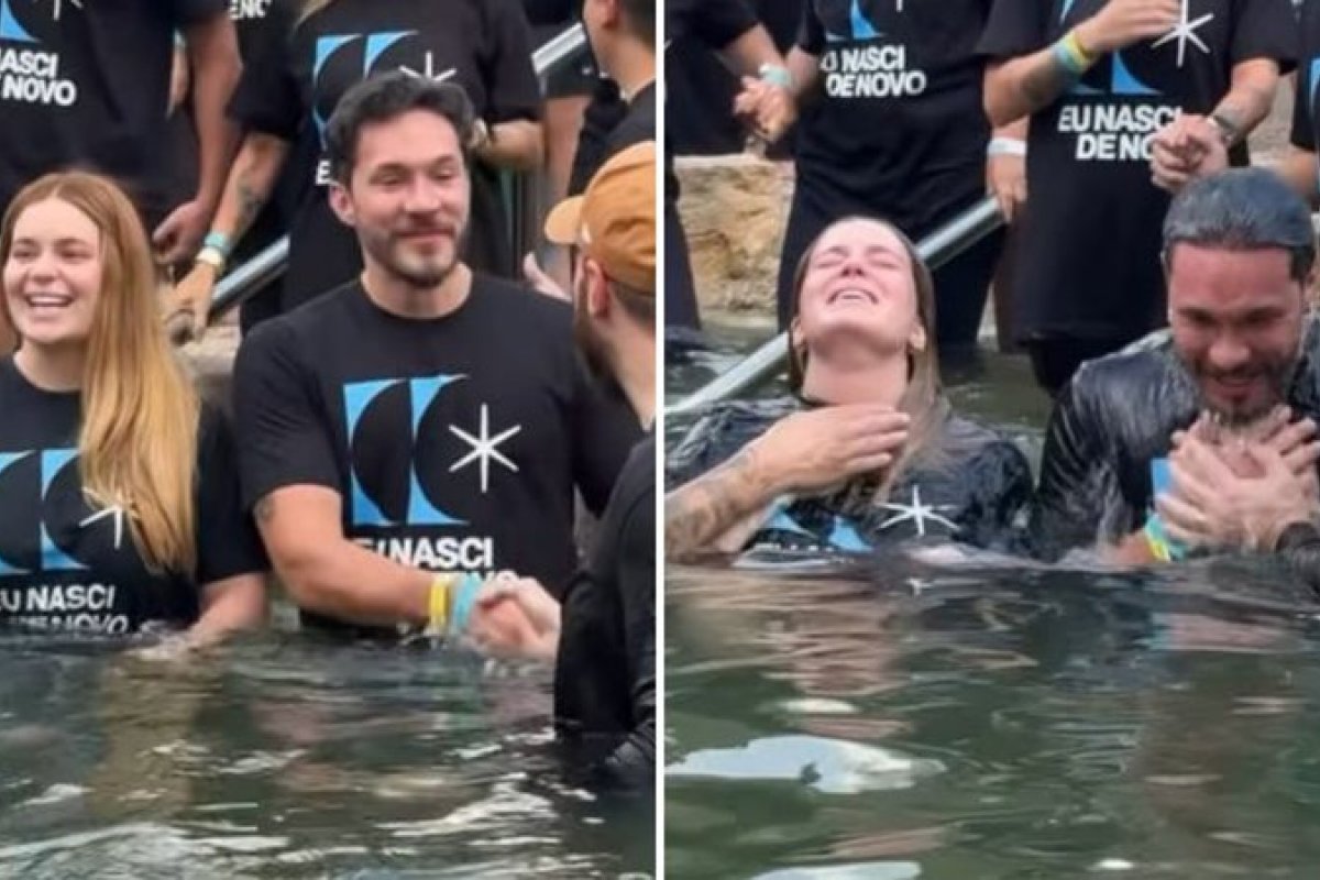 Viih Tube e Eliezer se batizam em Igreja Evangélica!